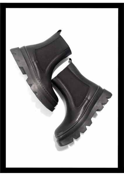 Siyah Kadın Bot & Bootie K02431760009