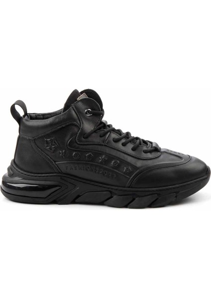 Siyah Leather Erkek Bot & Bootie E02185051303 fiyatları