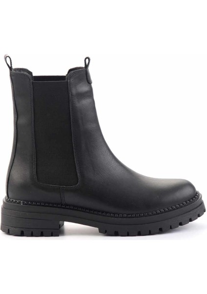 Siyah Leather Kadın Bot & Bootie K02513410203 fiyatları