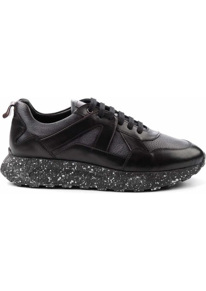 Siyah Leather Erkek Sneaker E01901623803 fiyatları