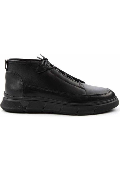 Siyah Antik Leather Erkek Bot & Bootie E02585803241