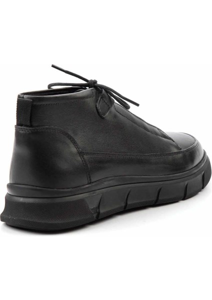 Siyah Antik Leather Erkek Bot & Bootie E02585803241