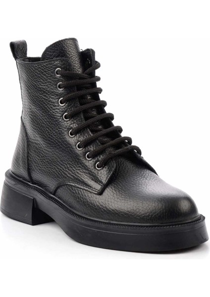 Siyah Leather Kadın Bot & Bootie K02423018103 modelleri