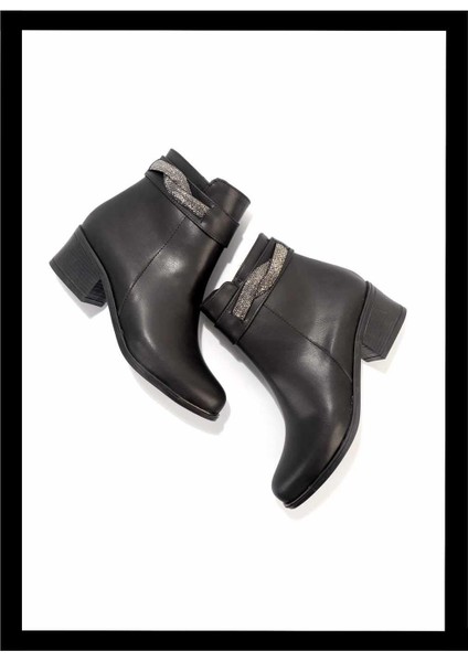 Siyah Kadın Bot & Bootie K02425265109