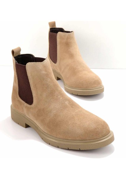 Kum Süet Leather Erkek Bot & Bootie E02811242302