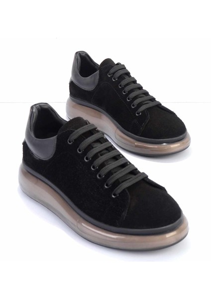 Siyah Siyah Leather Erkek Sneaker E01902252502