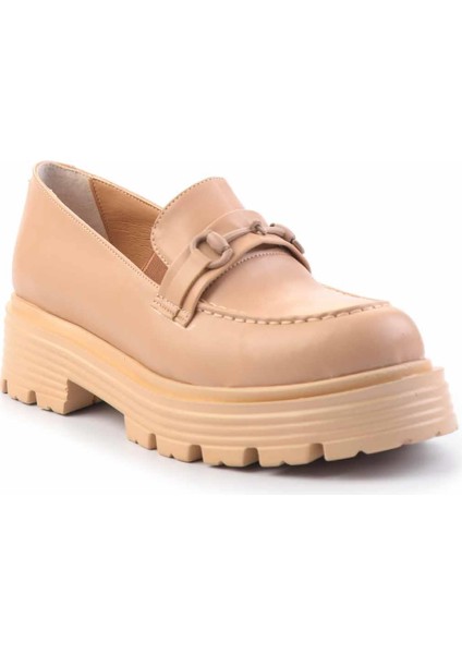 Nude  Kadın Loafer Ayakkabı K01534265609