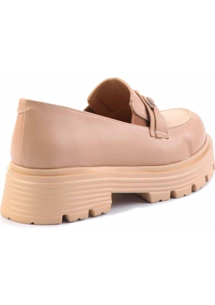 Nude  Kadın Loafer Ayakkabı K01534265609