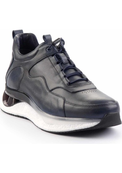 Lacivert Leather Erkek Sneaker E01307243903 modelleri