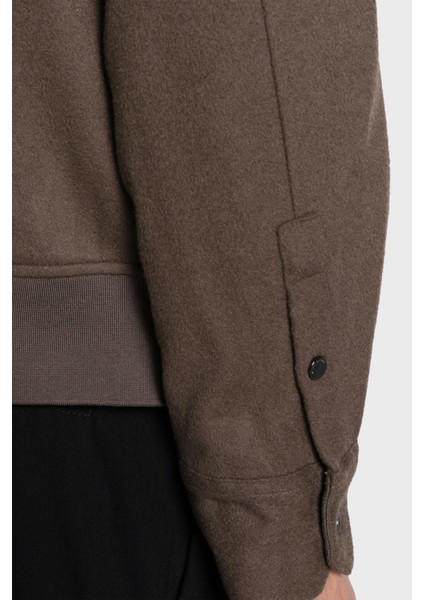 Yün ve Kaşmir Karışımlı Regular Fit Gömlek Erkek Gömlek 6R1C61 1ntyz 0440 fırsatları