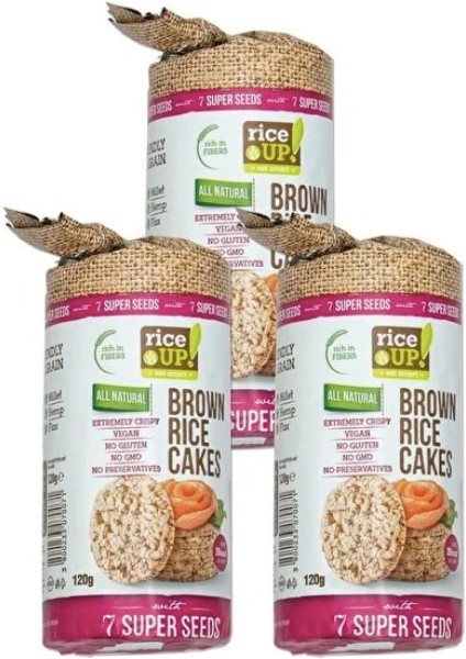 7 Tohumlu Pirinç Patlağı 120 G x 3 Adet