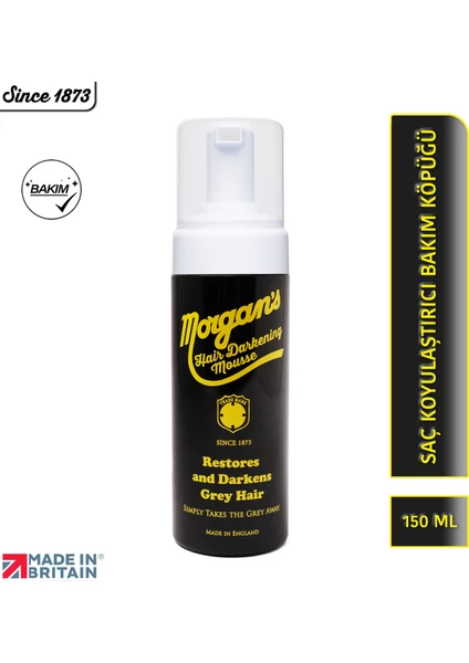 Morgan's Pomade Hair Darkening Mousse - Saç Koyulaştırıcı Köpük 150 ml