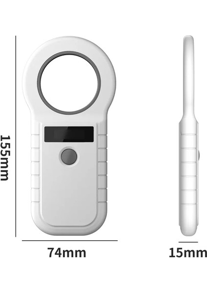 Mikroçip Okuyucu Evcil Hayvan Çiftlik Mikroçip İzleme Tanımlama Cihazı Rfıd 15 Basamak