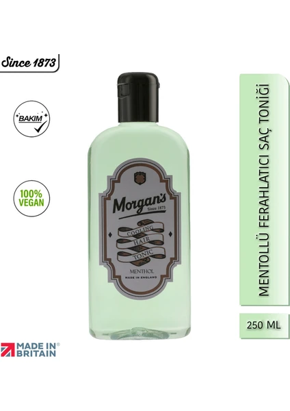 Morgan's Pomade Menthol Cooling Hair Tonic - Mentollü Ferahlatıcı Saç Toniği  250 ml