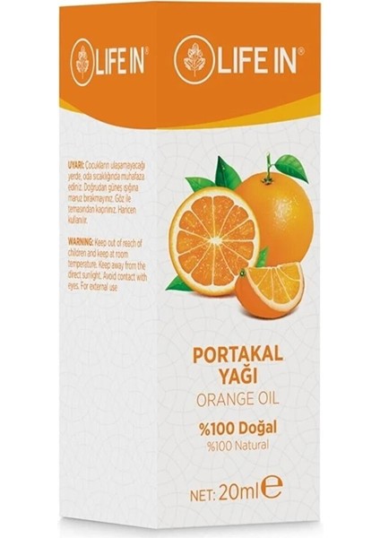 Life In Portakal Yağı 20 ml