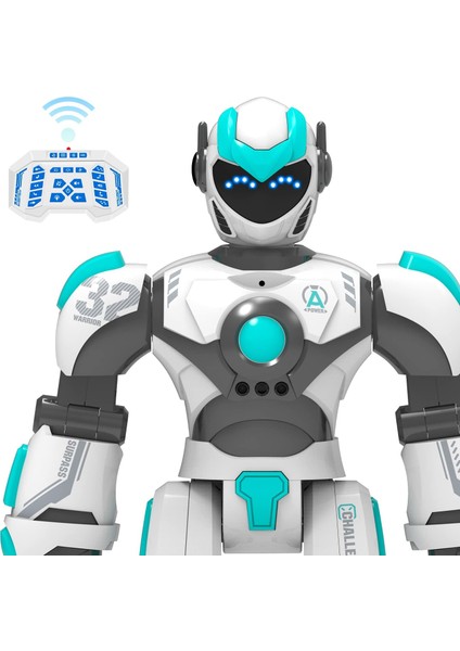 Programlanabilir Uzaktan Kumandalı Robot Ses Kontrollü - Beyaz