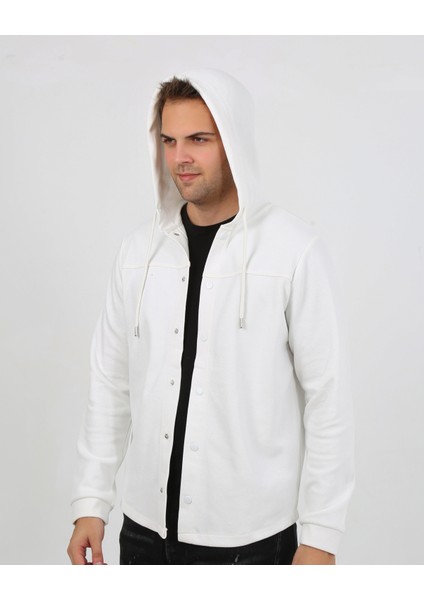 5502 New Season Kapüşonlu ,çıt Çıt Detaylı Regular Fıt Hırka fiyatları