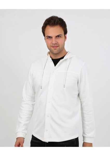 5502 New Season Kapüşonlu ,çıt Çıt Detaylı Regular Fıt Hırka modelleri