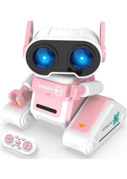 Rc Şarj Edilebilir Uzaktan Kumandalı Robot Oyuncak - Pembe