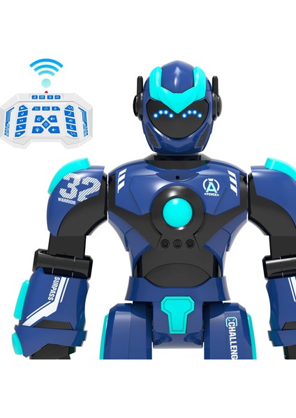 Programlanabilir Uzaktan Kumandalı Robot Ses Kontrollü - Mavi