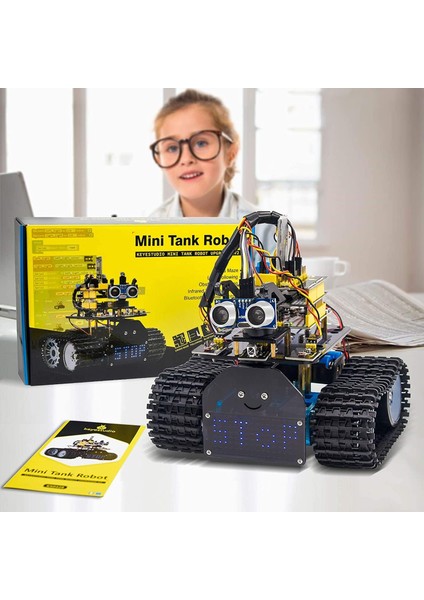 Keyestudıo Mini Tank Robot V2 Arduino Için Akıllı Araç Kiti