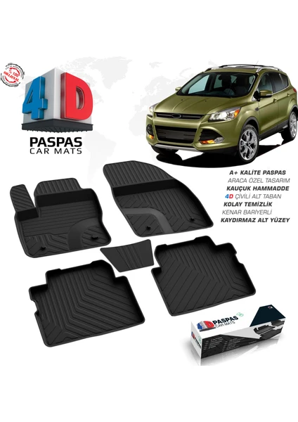 Ford Kuga 2 4D Havuzlu Paspas 2013-2019 A+ Kalite