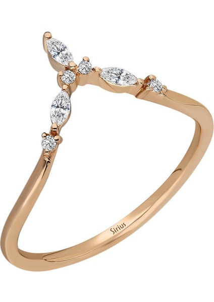 Markiz Kesim Pırlantalı Arwen Yüzük 0404R0400