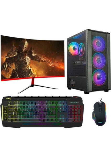 DRx3889 i5 10400F 16GB Ram 512GB M.2 NVMe SSD 6GB GTX1660Ti 27 inç 165Hz Curved Oyun Bilgisayarı