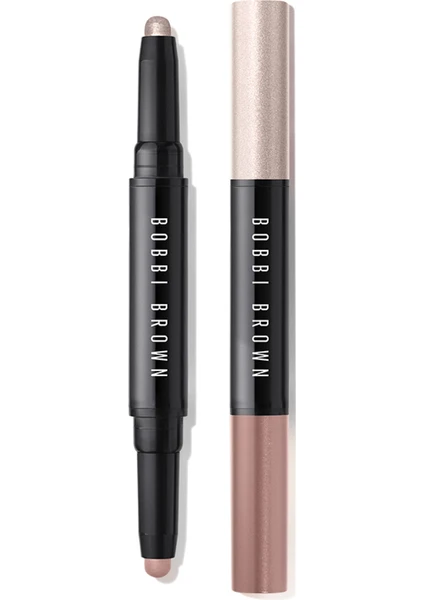 Bobbi Brown Çift Taraflı Long-Wear Cream Shadow Stick Kalem Far - Platinum Pink / Antique Rose