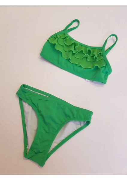 Kız Çocuk Bikini Yeşil 6 Yaş Yeşil fiyatları
