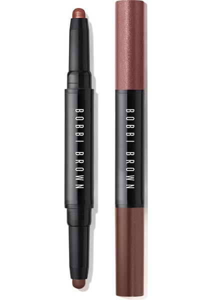 Çift Taraflı Long-Wear Cream Shadow Stick Kalem Far - Rusted Pink / Cinnamon