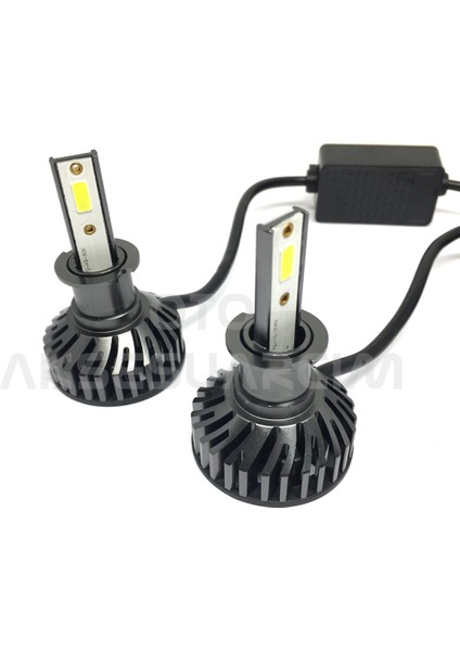 Aem Mini Slim H3 LED Xenon Far Ampulü 6000K Beyaz 12V 30W 7200 Lümen