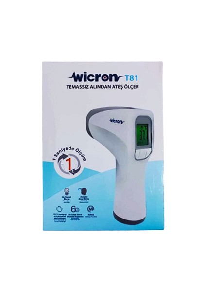 Wicron Temazsız Ateş Ölçer T81