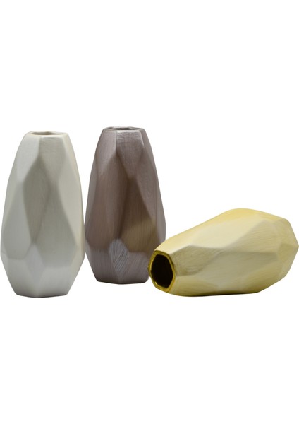 Bronz Dekoratif 25CM Prizma Vazo