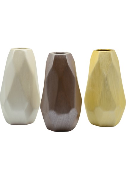 Bronz Dekoratif 25CM Prizma Vazo