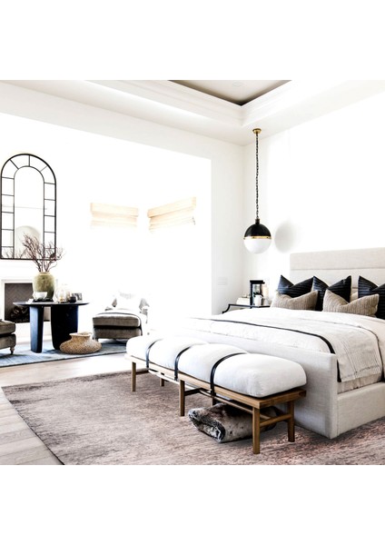 Bahar 2928A Açık Mavi Gri Ince Modern Halı modelleri