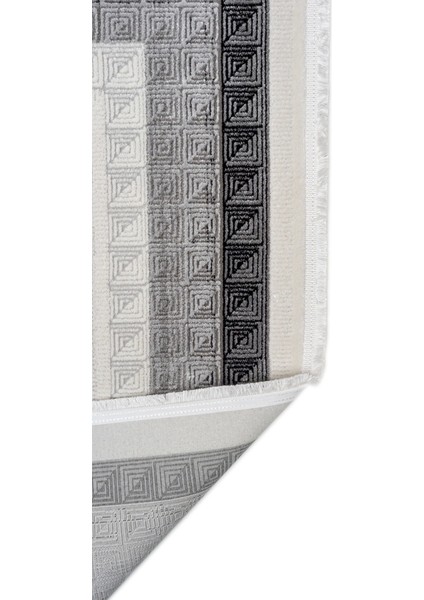 Si̇lver 7173A Siyah Gri Modern Salon Halısı indirimleri