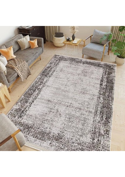 Angora Richmond A298E Gri Kahve Modern Halı