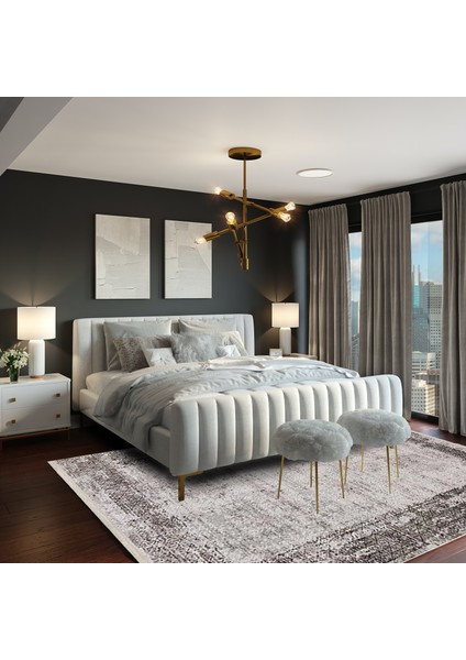 Angora Richmond A298E Gri Kahve Modern Halı fiyatları