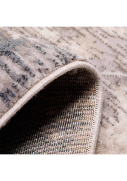 Klasik 30196 Mavi Renk Modern Desenli Akrilik Halı modelleri