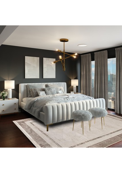 Angora Richmond A291C Krem Modern Halı