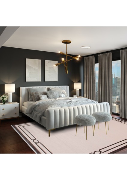 Wow 6012B Çerçeveli Modern Bambu Halı fiyatları