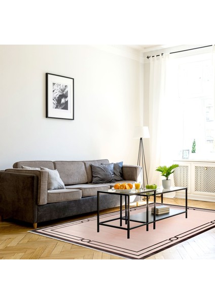 Wow 6012B Çerçeveli Modern Bambu Halı modelleri