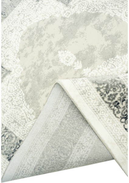 Bahar 6029A Açık Mavi Bej Ince Modern Halı modelleri