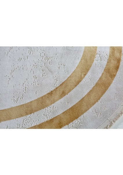 Tenom Premium 13118 Modern Çerçeveli Oval Viskon Halı modelleri