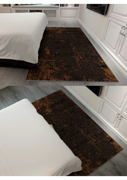 Angora Glamour 038OF Vizon Renk Modern Yatak Odası Halısı modelleri