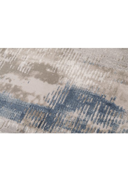 Emirgan T006C Gri Mavi Ince Modern Akrilik Salon Halısı fırsatları