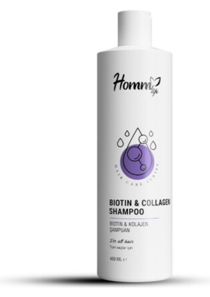 Homm Lıfe Collagen & Bıotın Şampuan 400 Ml