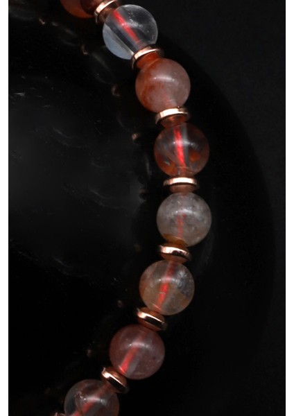 Hemato Kuvars Doğal Taş Makrome Örme Bileklik fiyatları