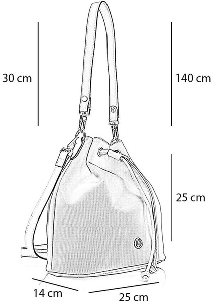 Çapraz Askılı Kadın Çanta Civit-Somon US23260